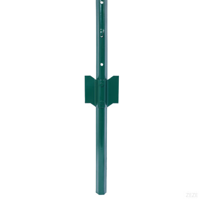 Poteaux de clôture 5 pieds - paquet de 5, poteau de clôture en métal robuste avec rainure en U, poteau de clôture en U en acier pour maintenir la clôture de jardin, poteaux d'ancrage en coin, etc.
