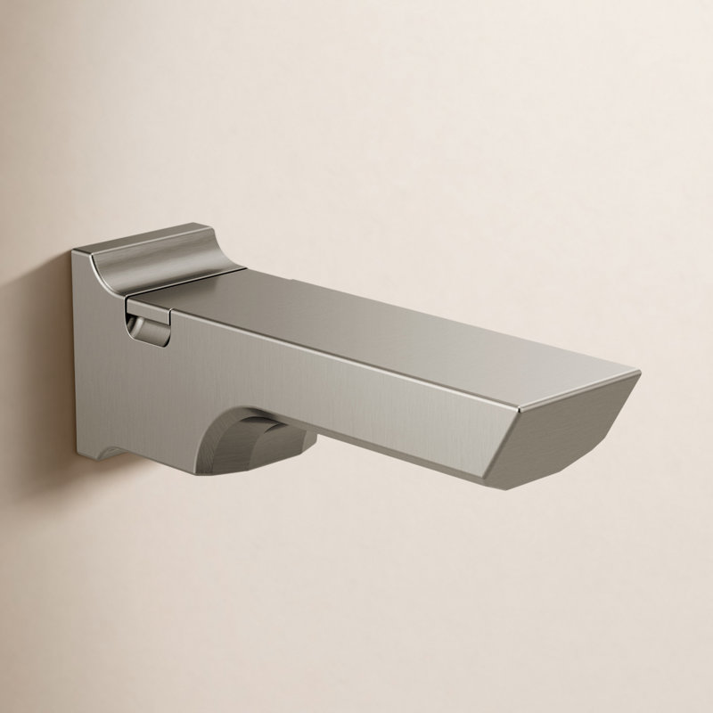 Pivotal® Wall-Mounted Tub Spout Trim, Stainless Steel