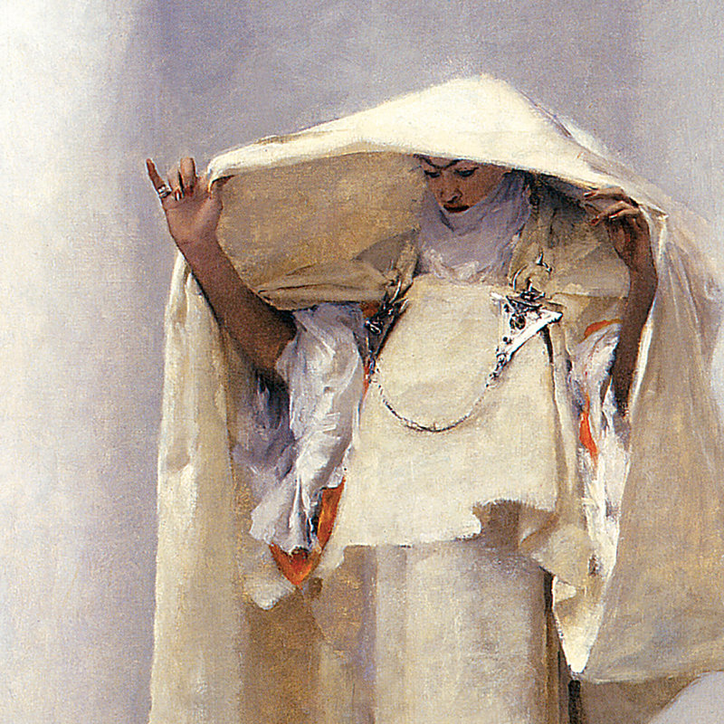 «Smoke of Ambergris, 1880» par John Singer Sargent, reproduction d'art encadrée, H 37,25 po x l 25,75 po x P 1,25 po
