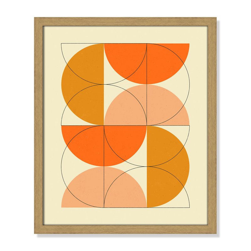 «Imaginaire 2» par Blue, Grain de bois naturel, 16'' W x 19'' H, Framed Print
