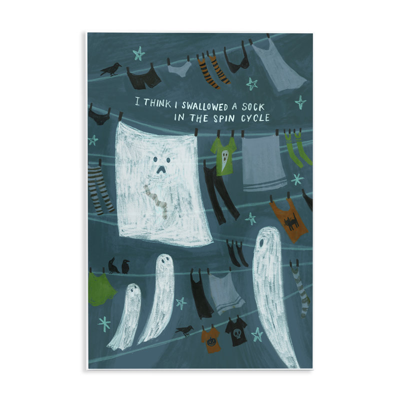 «Spooky Laundry Mystery» par Irene Chan, H 19 po x l 13 po