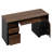 Daylie 59''  Executive Desk with File and Storage Drawers and Cabinet, Computer Writing Desk with Keyboard Tray and 2 Open Compartments for Home Office-2015012112