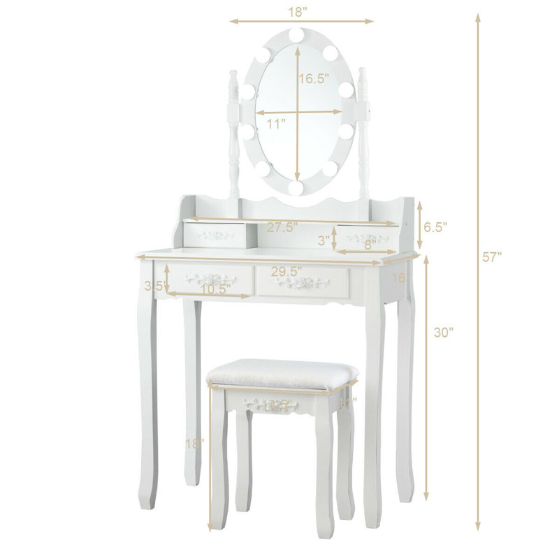 Vanity, White