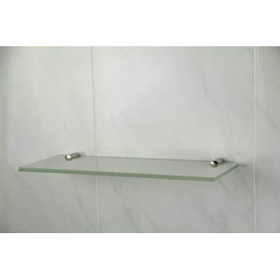 Fanniemae Glass Floating Shelf with Adjustable Shelves