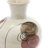 Hand-Painted w/ Face Stoneware Vase