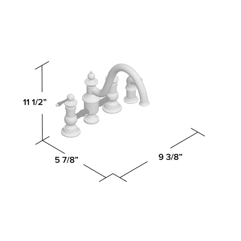 Waterhill Bar Faucet with Side Spray and Duralock™, Wrought Iron