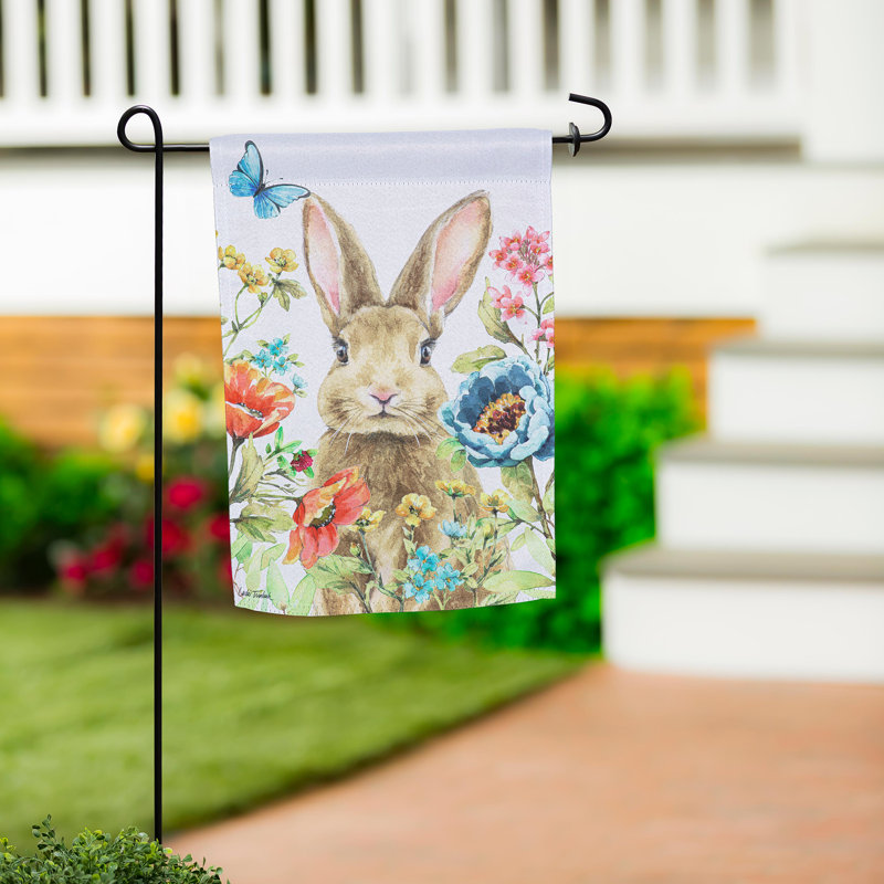 Drapeau de jardin Garden Bunnies