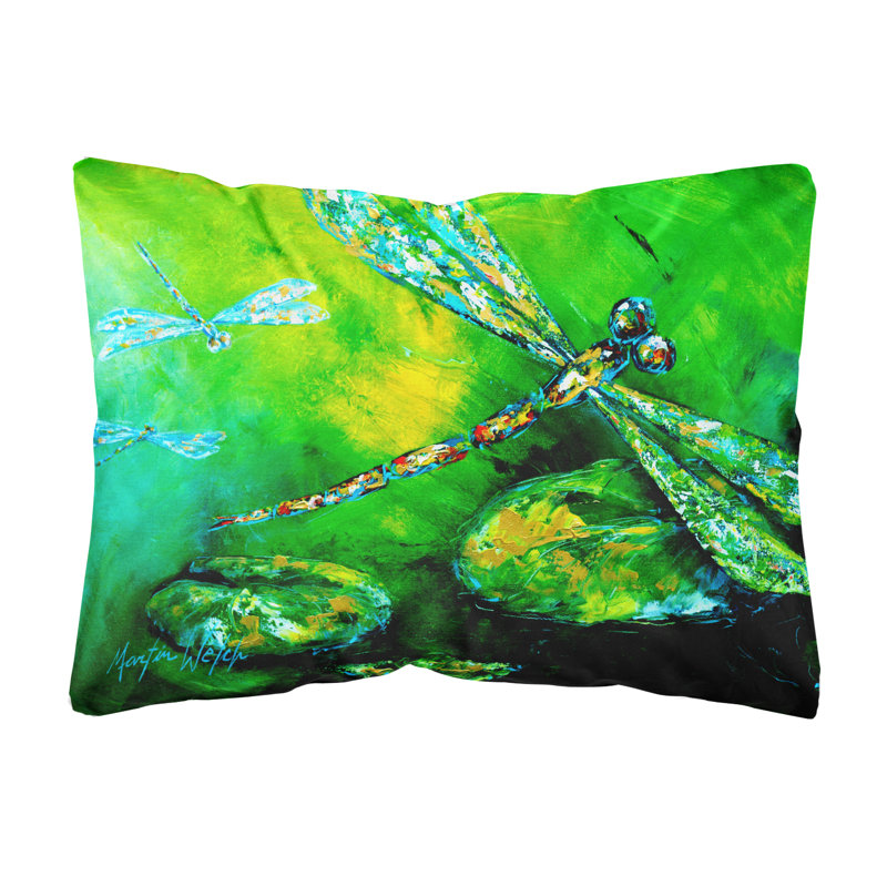 Coussin décoratif intérieur/extérieur libellule summer vole