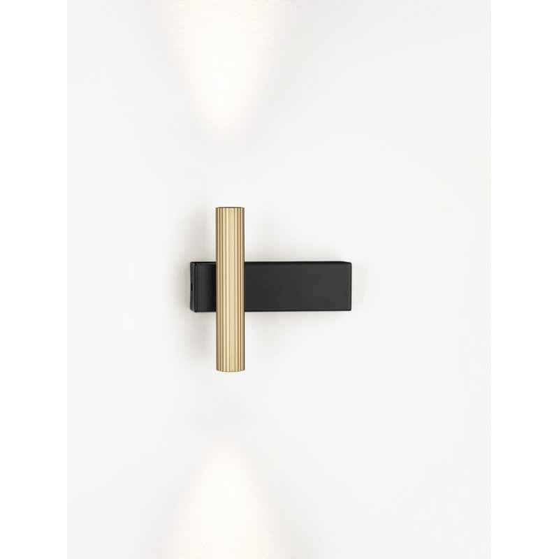 PARON, 15 cm H x 15 cm W x 5.5 cm D, BLACK
 &GOLD, Aluminium, 2, 326, 6