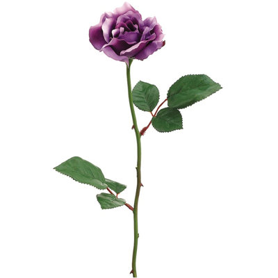 Vaporisateur de roses artificielles à longue tige - 23 po - Mauve