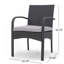 Fauteuil club d'extérieur en rotin d'osier-1624840697