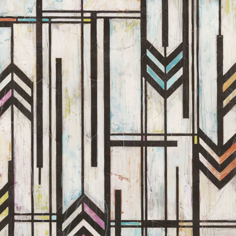 Deco Abstraction II, H 20 po x l 20 po x P 1,25 po