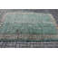 Tapis rétro, tapis neutres, grands tapis de 5,5 x 8,1 pi, tapis turc, tapis tissé à la main vert, tapis Boho