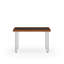 Table basse moderne carrée avec plateau noir en bois de cerisier-131279207