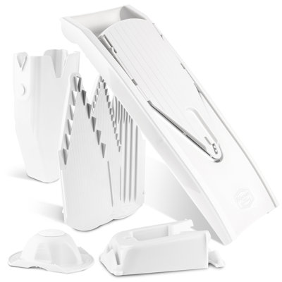 Borner Classic V-1 Mandoline, Professional Set, White