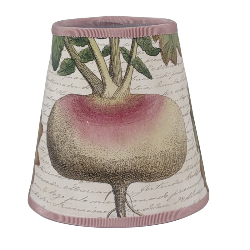 Couvre-abat-jour Betterave sur rose