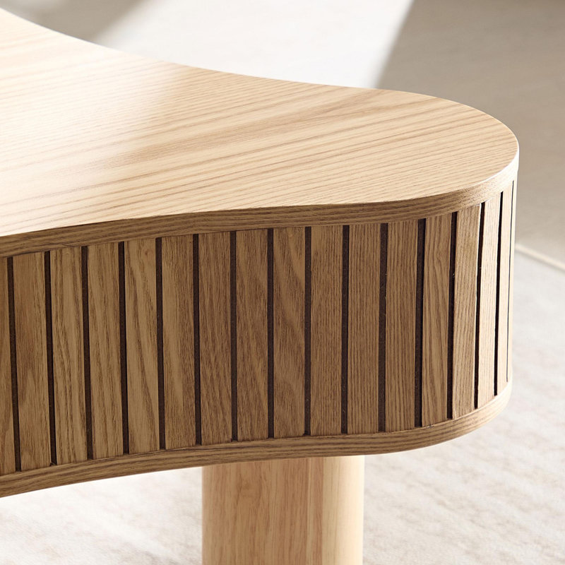 Irregular Shaped Coffee Table, Wood