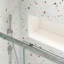 Porte de douche coulissante l 50 "-54" x H 72 "