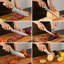 Nanfang Brothers Damascus Steel Knife Block Set