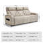 Faux Leather Electric Reclining Sofa-322596714-322595988