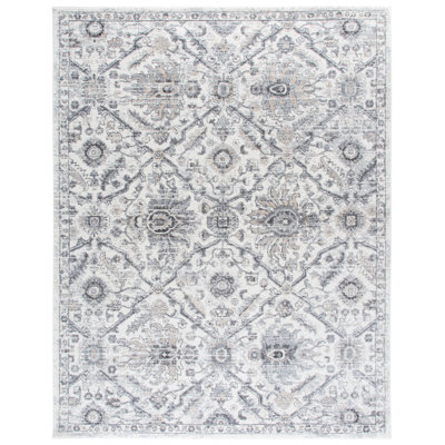 Tapis gris / ivoire Hka