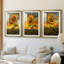 FLORAL Series CDXCVII - Impression personnalisée de qualité supérieure avec passe-partout - 3 pièces-302770693-302770697