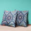 Housse et insert de coussin décoratif intérieur / extérieur en mélange de polyester-86928833