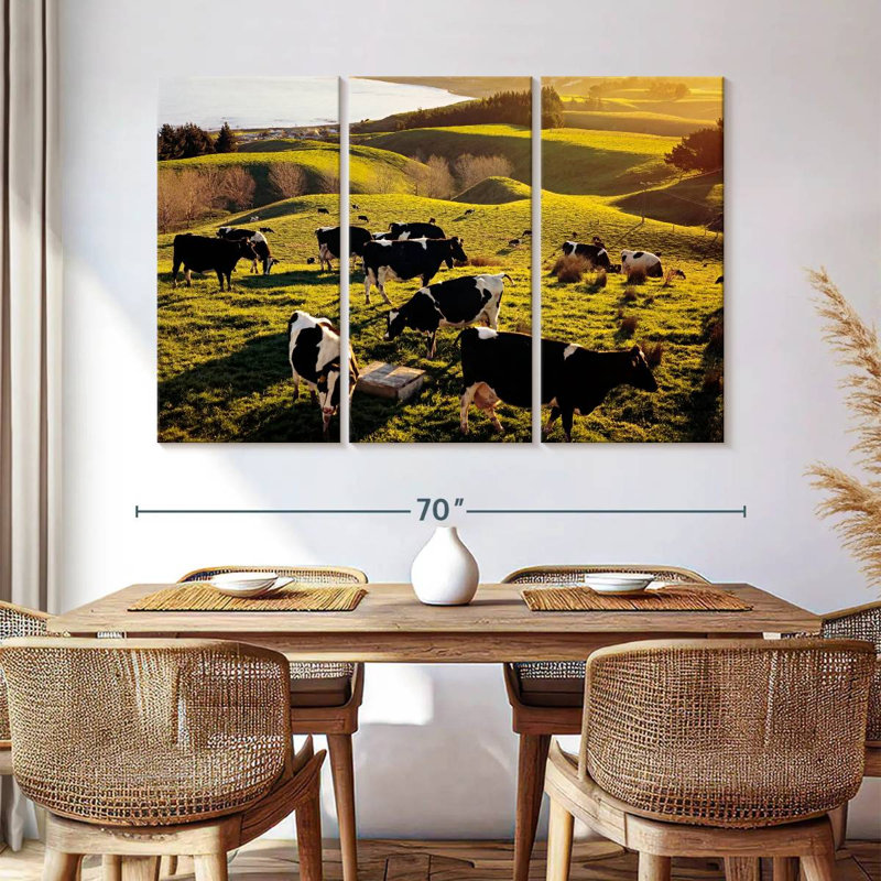 Brampt Hilltop Cows, 42" H x 65" W