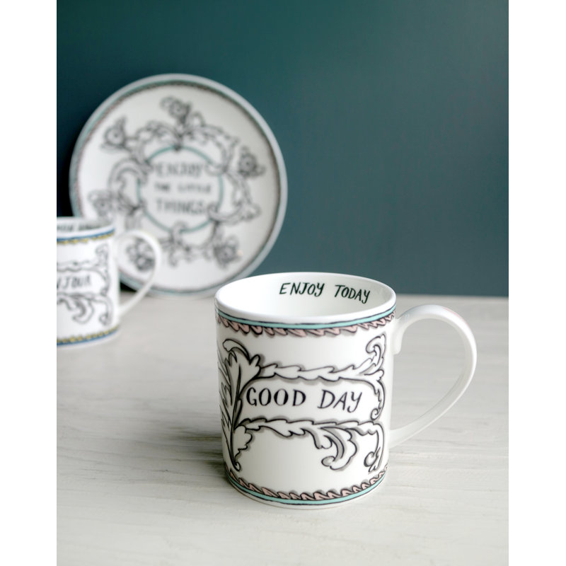 Enjoy Bone China Coffee Mug