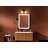 12.5" 2-Light Vanity Light with Clear Glass-108201991