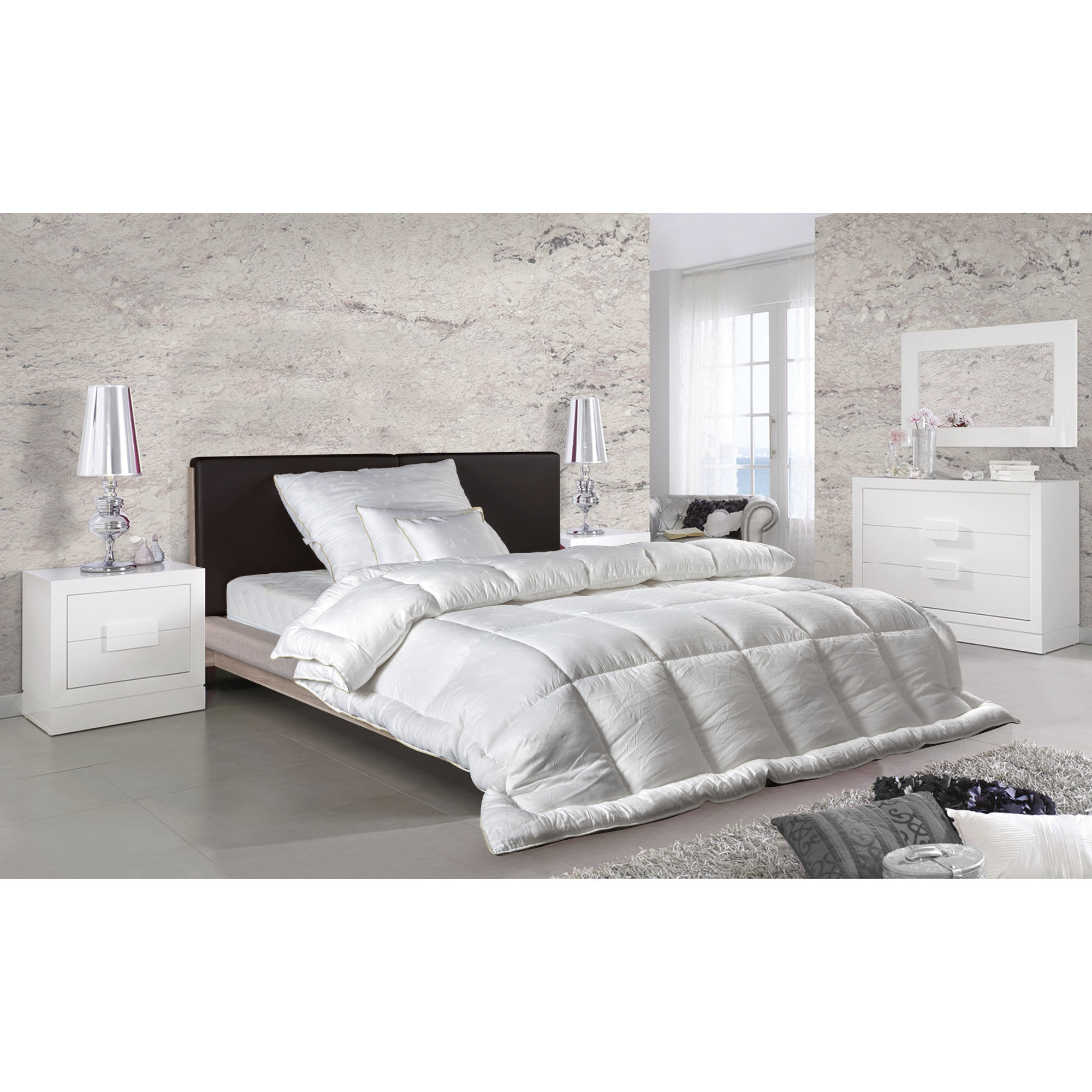 Down Blend Pillow, Firm, King