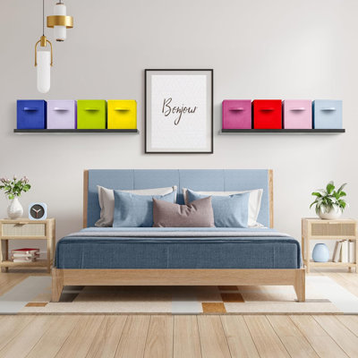 13" Large Foldable Storage Cubes with Handles (8 Pack)