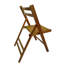 Chaise pliante en bois à lattes Furniture - couleur miel, ensemble de 4, chaise pliante, style pliable