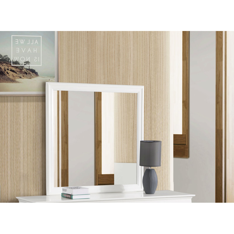 Miroir Glory Furniture, Louis Phillipe, blanc