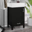 Meuble-lavabo sur pied 20,28 po avec lavabo en céramique, structure en bois massif et tiroir-334814862