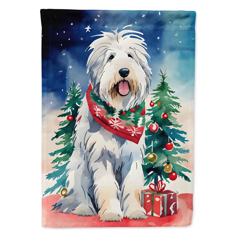 Double Sided Polyester Christmas, 40'' H x 28'' W