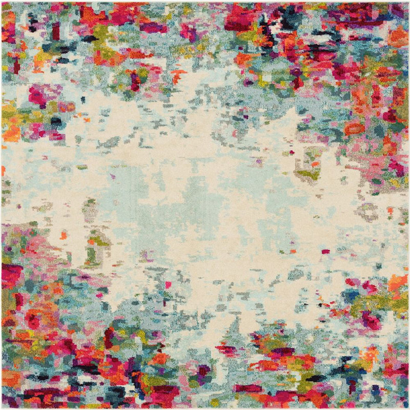 Quinlin Abstract Indoor Rug, Square 8'