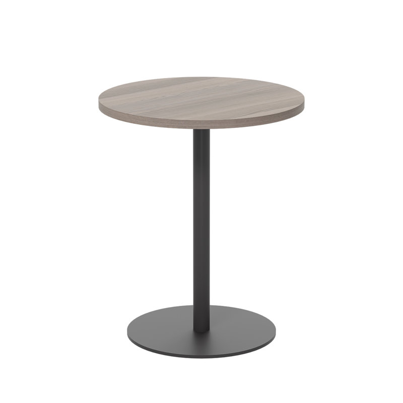 60Cm Pedestal Dining Table, Grey Oak