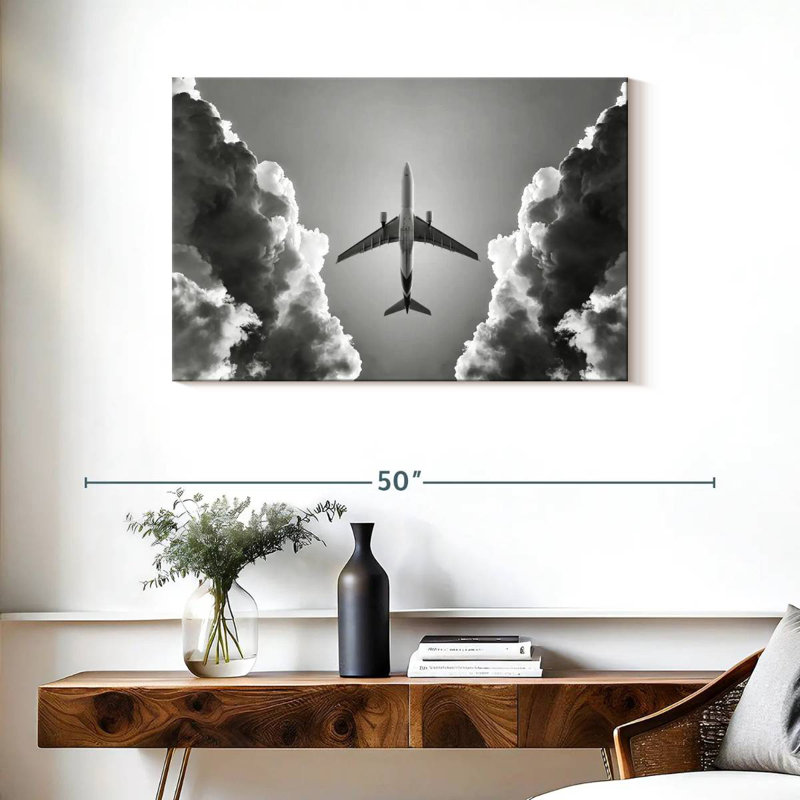 Mehar Plane, 24" H x 36" W