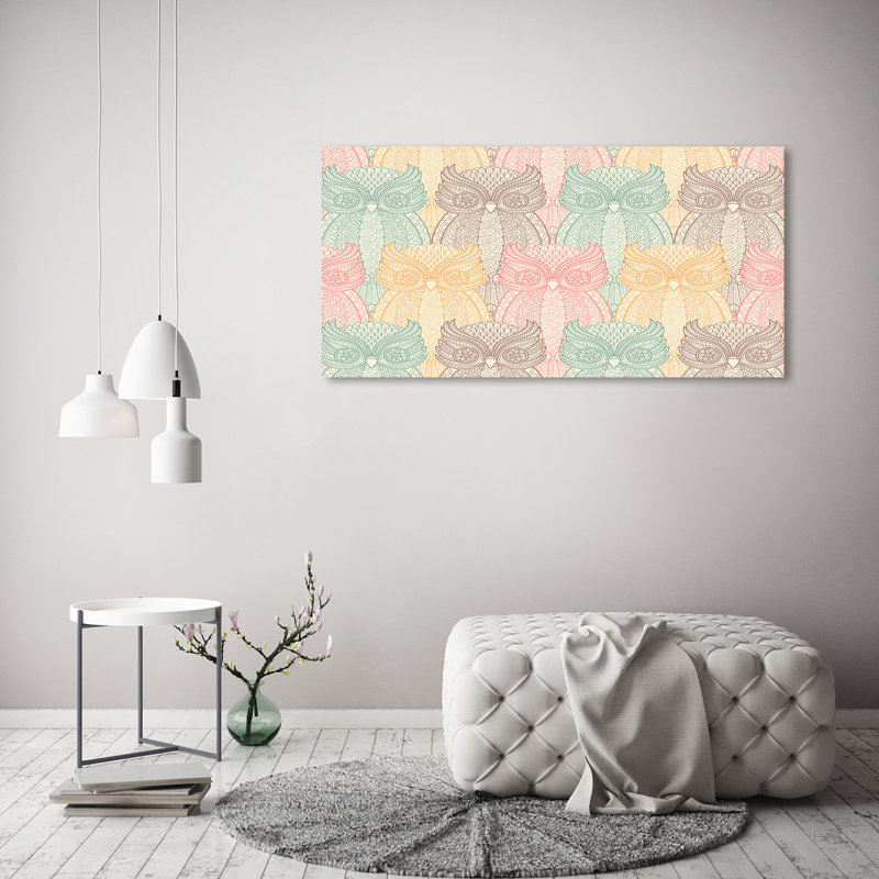 Owls 1 Piece Wrapped Canvas Wall Art
