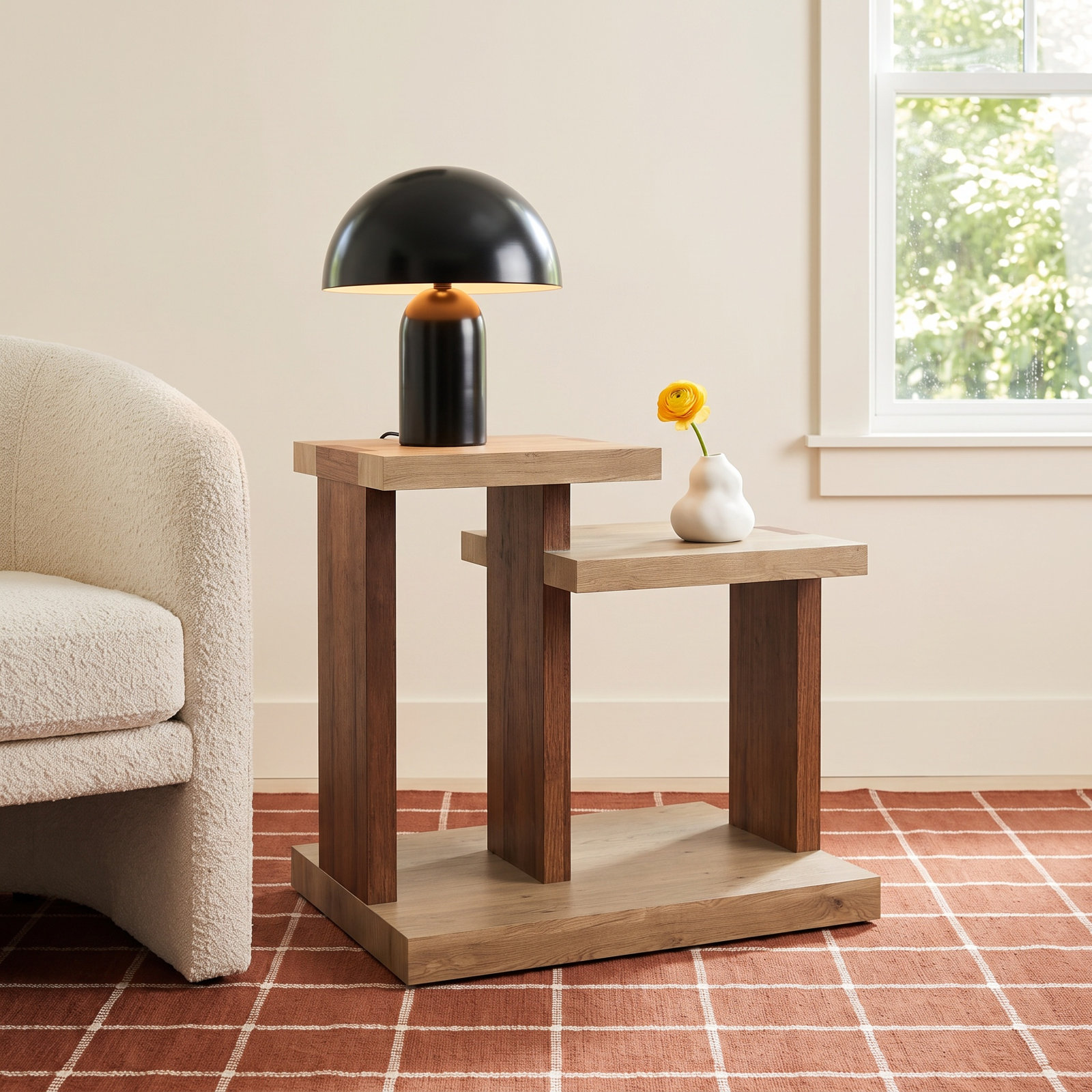 Topeka 26" Walnut End Table