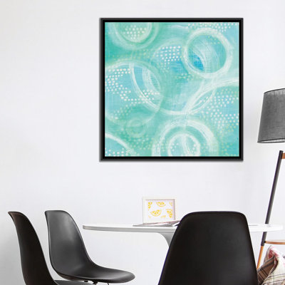 « va dans cercles i », impression sur toile tendue