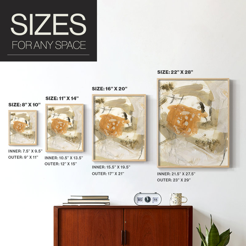 Pièce flottante I-Premium, reproduction encadrée - prête à être accrochée - aucun clou requis - aucun clou requis