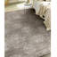 Himalayan Floral Area Rug in Gray