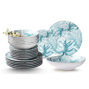 Piece Ceramic Dinnerware Set - Service for 6