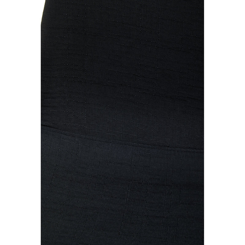 Autrey 47cm H Polyester Blend Upholstered Side Chair, Black, Black
