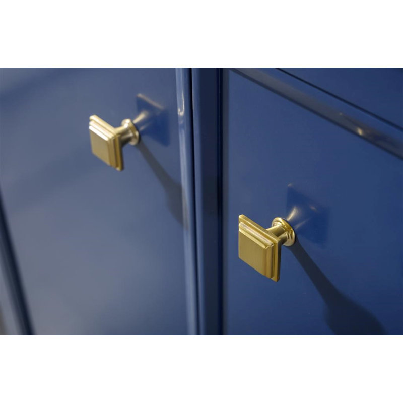 Ensemble de meuble-lavabo simple 30 po Malék, Bleu