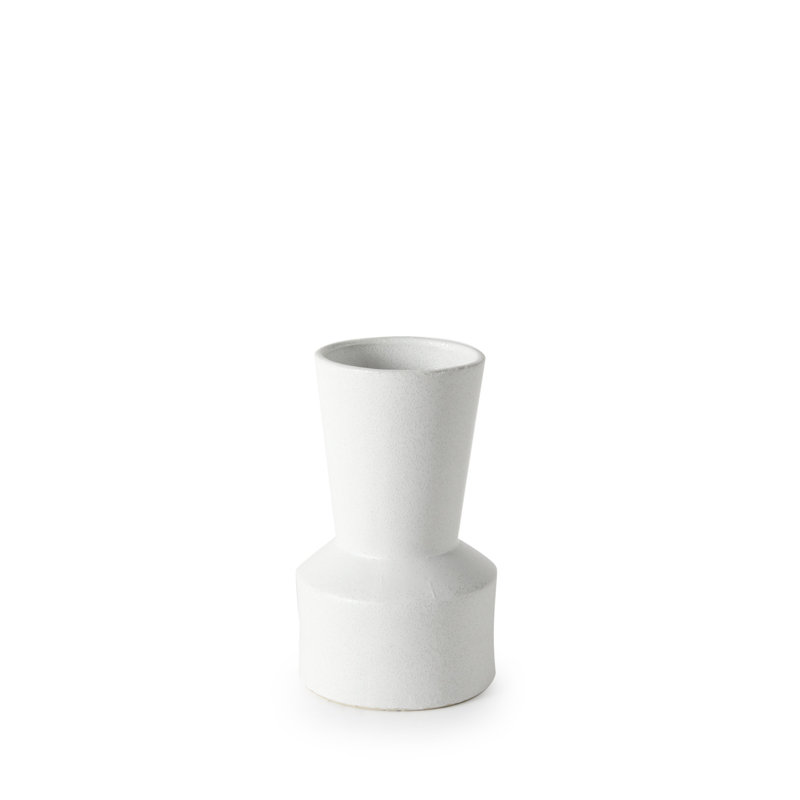 Cancio Ceramic / Porcelain Table Vase, White