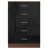 Walnut/Gloss Black