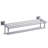 24 in Wall Mounted Towel Rack Double Towel Bars Stainless Steel in Brushed Nickel-89600585-116787803